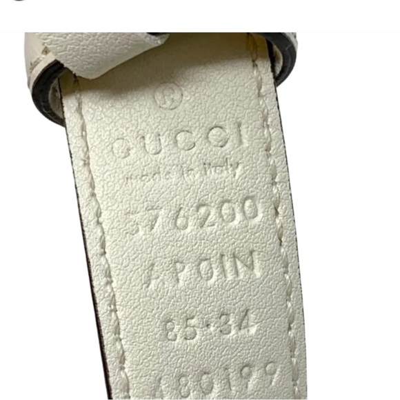 Women’s GUCCI Madelyn Crystal Belt  Size 85 - Picture 4 of 7